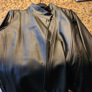 Eileen Fisher leather jacket